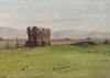 Ruin and aqueduct in the Roman countryside - Carelli Gabriele